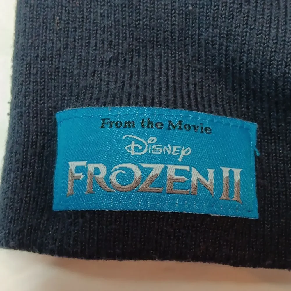 Disney Frozen Olaf Kids Navy Blue Beanie with Character Design 11/2-4Y